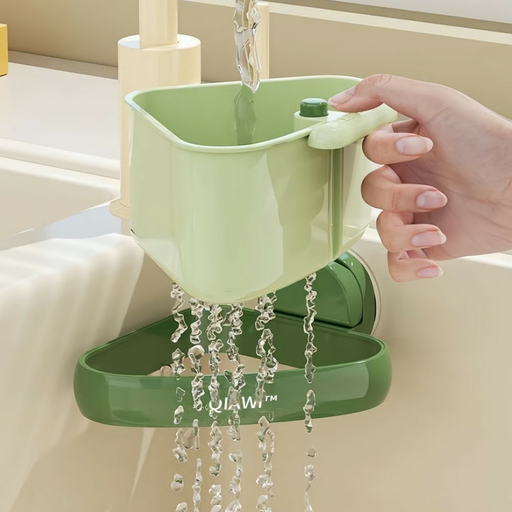 Suction Cup Sink Corner Rack